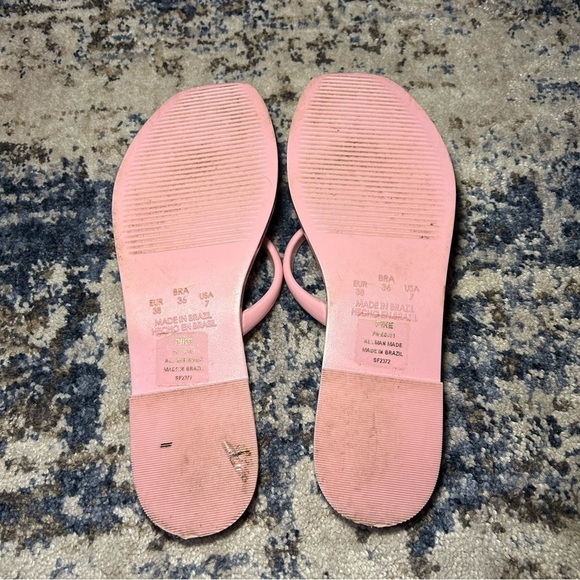 Steve Madden Pink Pike Jelly Strappy Slip-On Flip-Flops Size 7 - Picture 7 of 9